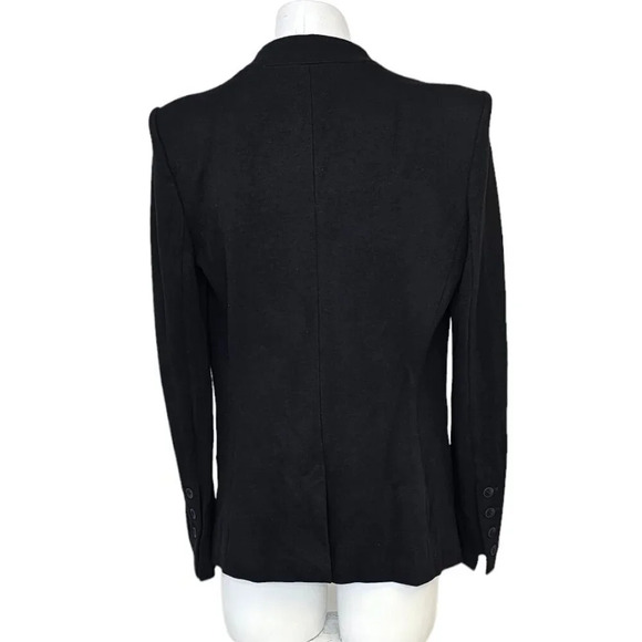 Helmut Lang Womens Long Sleeve One Button Classic Blazer Size Medium  Black - Picture 5 of 12